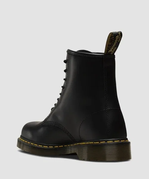 Ботинки 8-ми отверстий Dr. Martens 1460 из гладкой кожи, черные — фото 4