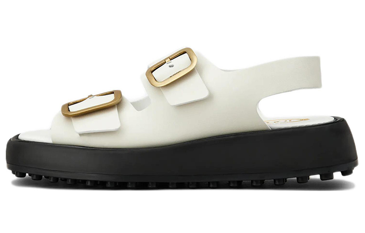 Кожаные сандалии TOD'S с пряжкой