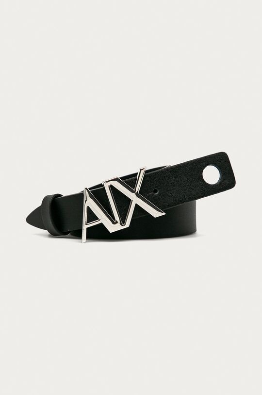 

Кожаный ремешок 941125.CC719. Armani Exchange, черный