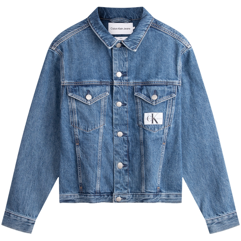 

Calvin Klein Джинсовая куртка женская светло голубая, 1A4-Denim Light Blue