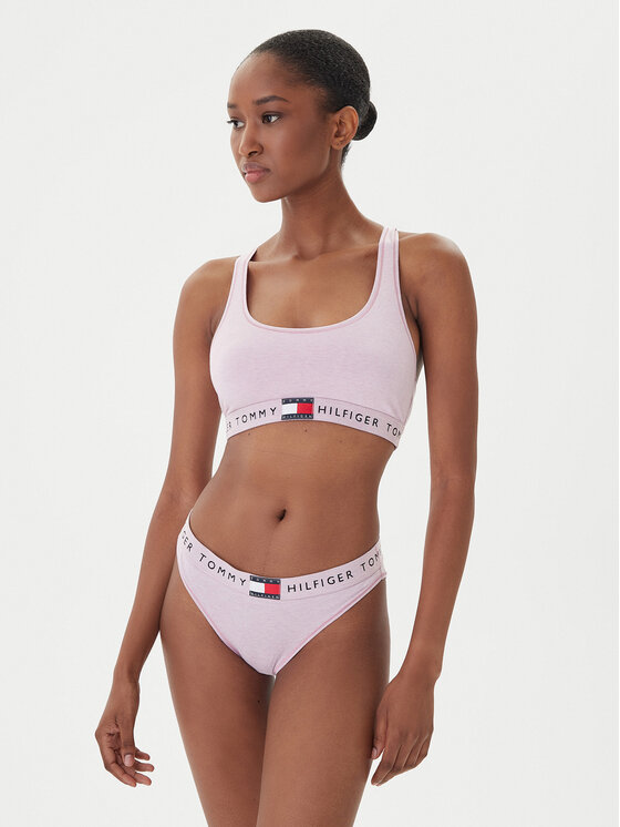 Топ-бюстгальтер UW0UW06221 Tommy Hilfiger, розовый — фото 2