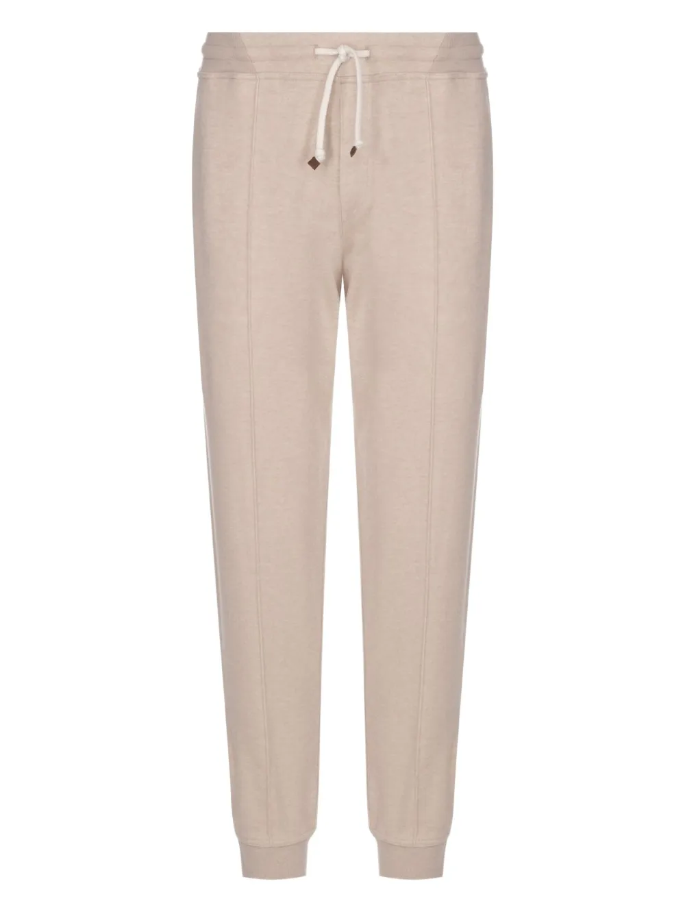 

Меланжевые спортивные брюки Brunello Cucinelli, нейтральный