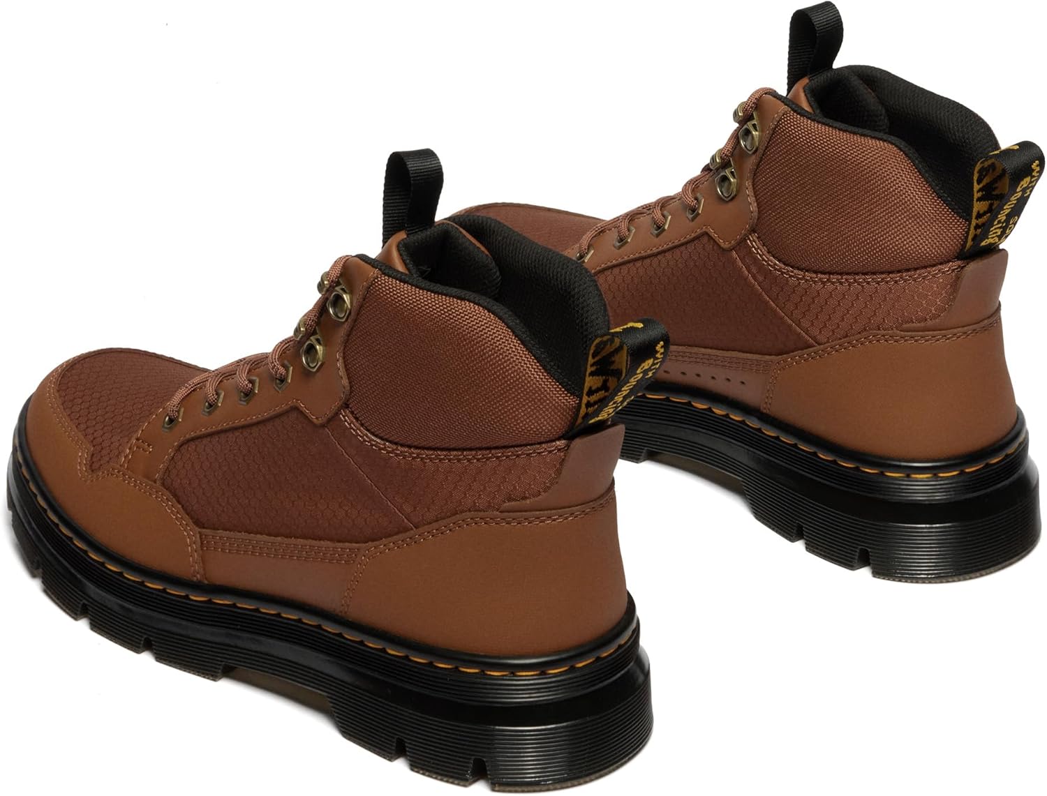 Ботинки Dr. Martens Unisex-Adult Rakim Combat, Sepia Brown Recycled Hex Canvas+Ajax — фото 3