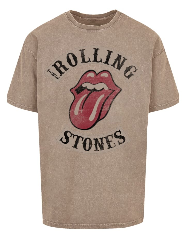 

Футболка F4NT4STIC Oversize T-Shirt The Rolling Stones Tour '78 Vector, цвет darkkhaki