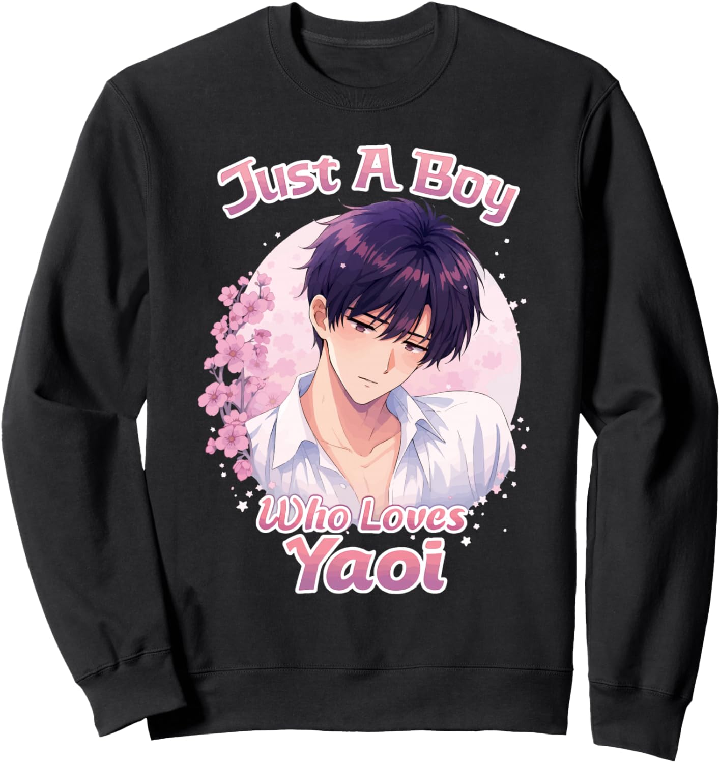 

Толстовка с надписью «Я люблю тебя, мальчик» Yaoi Manga, черный