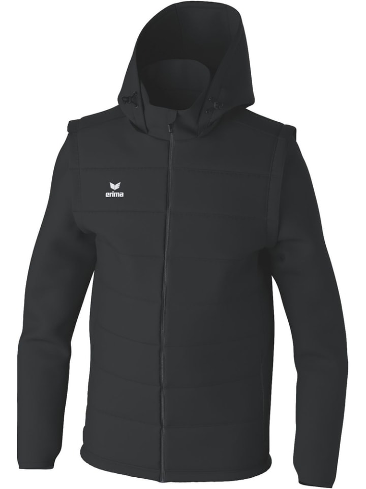 

Спортивная куртка Team Jacke Mit Abnehmbaren Ärmeln erima, черный