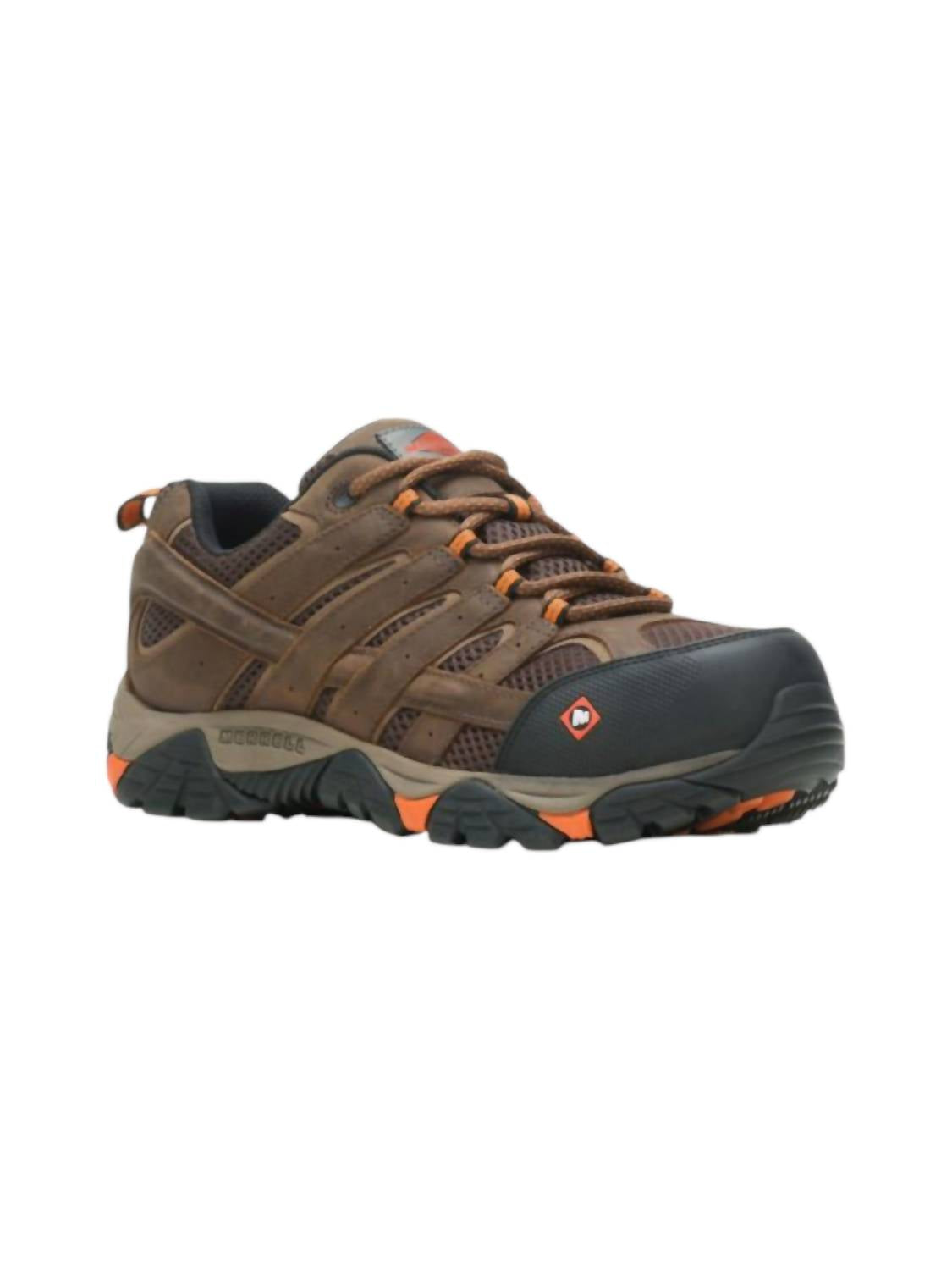 

MERRELL Мужские рабочие ботинки Moab Vertex Vent с композитным носком, цвет «глина»