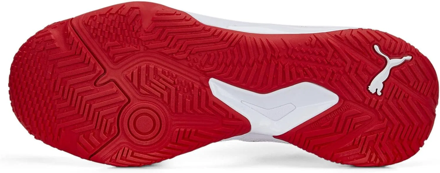 Универсальные кроссовки для игры в помещении Solarstrike II PUMA, Puma White Puma Black High Risk Red — фото 4
