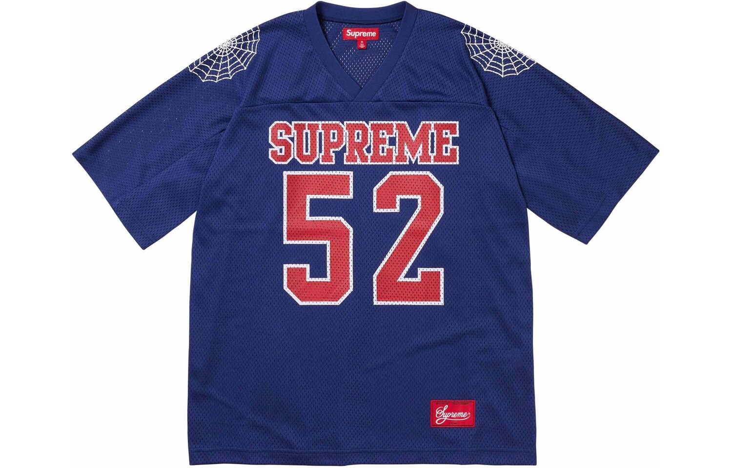

Футболка-джерси Supreme Spiderweb Football, синий / красный