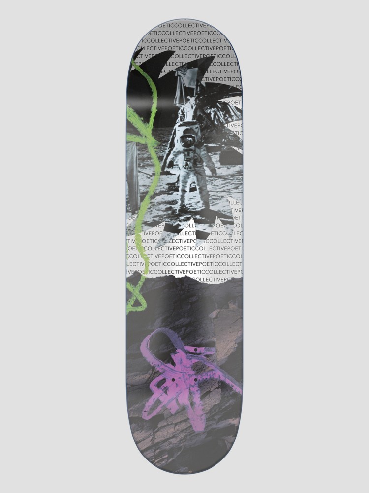 

Дека для скейтборда Poetic Collective Space 8.375″ Skateboard Deck, green