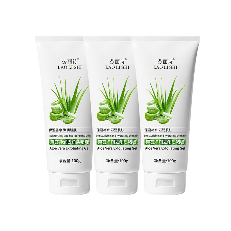 

Скрабы для лица Unisex LAOLISHI, aloe vera moisturizing exfoliating gel[3-pack]