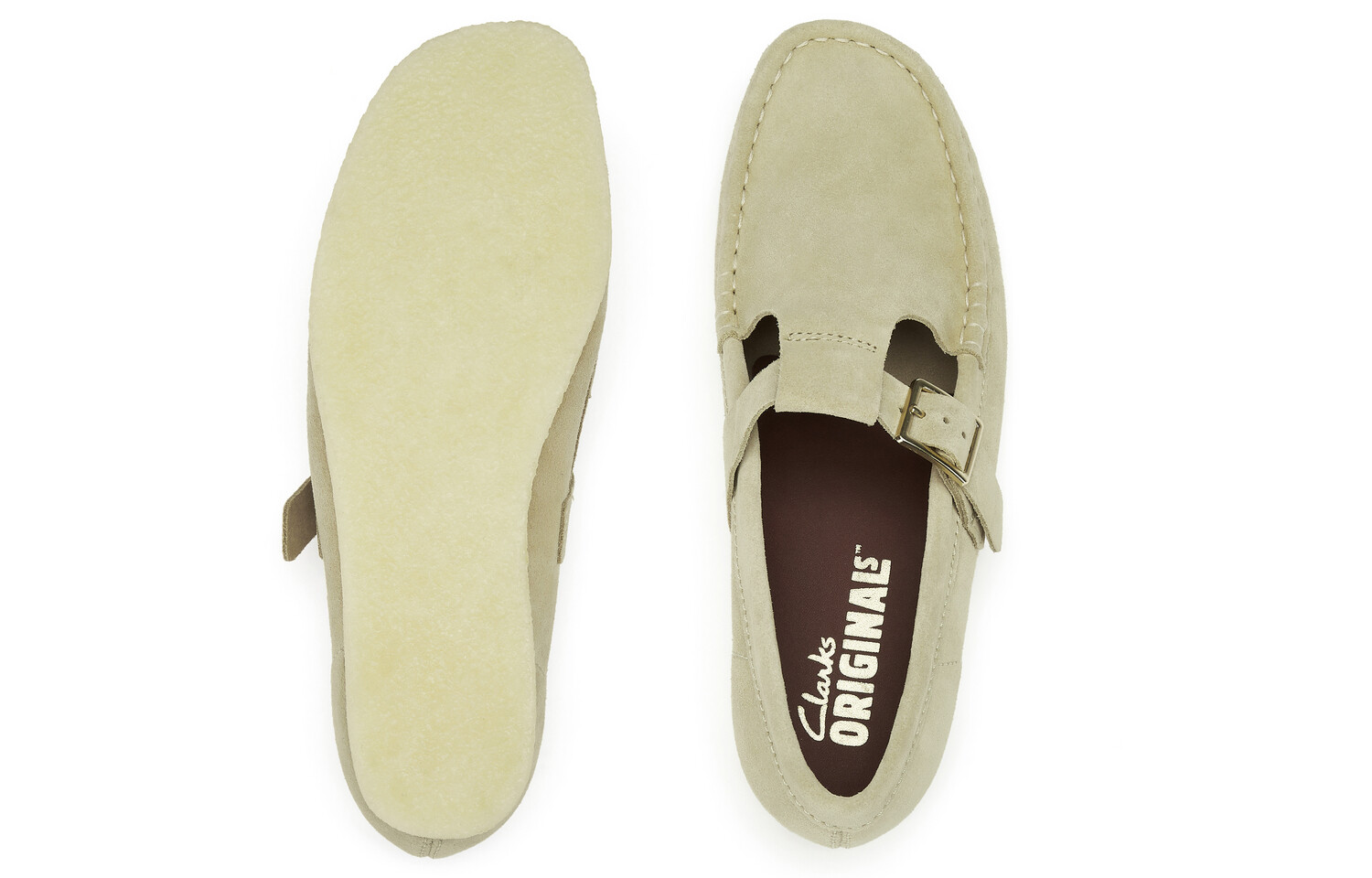 Женская повседневная обувь Желтая женская Clarks — фото 2