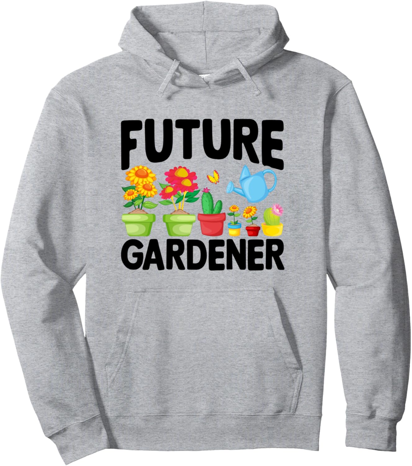 

Худи для будущего садовника-любителя Cute Gardening Baby, серый