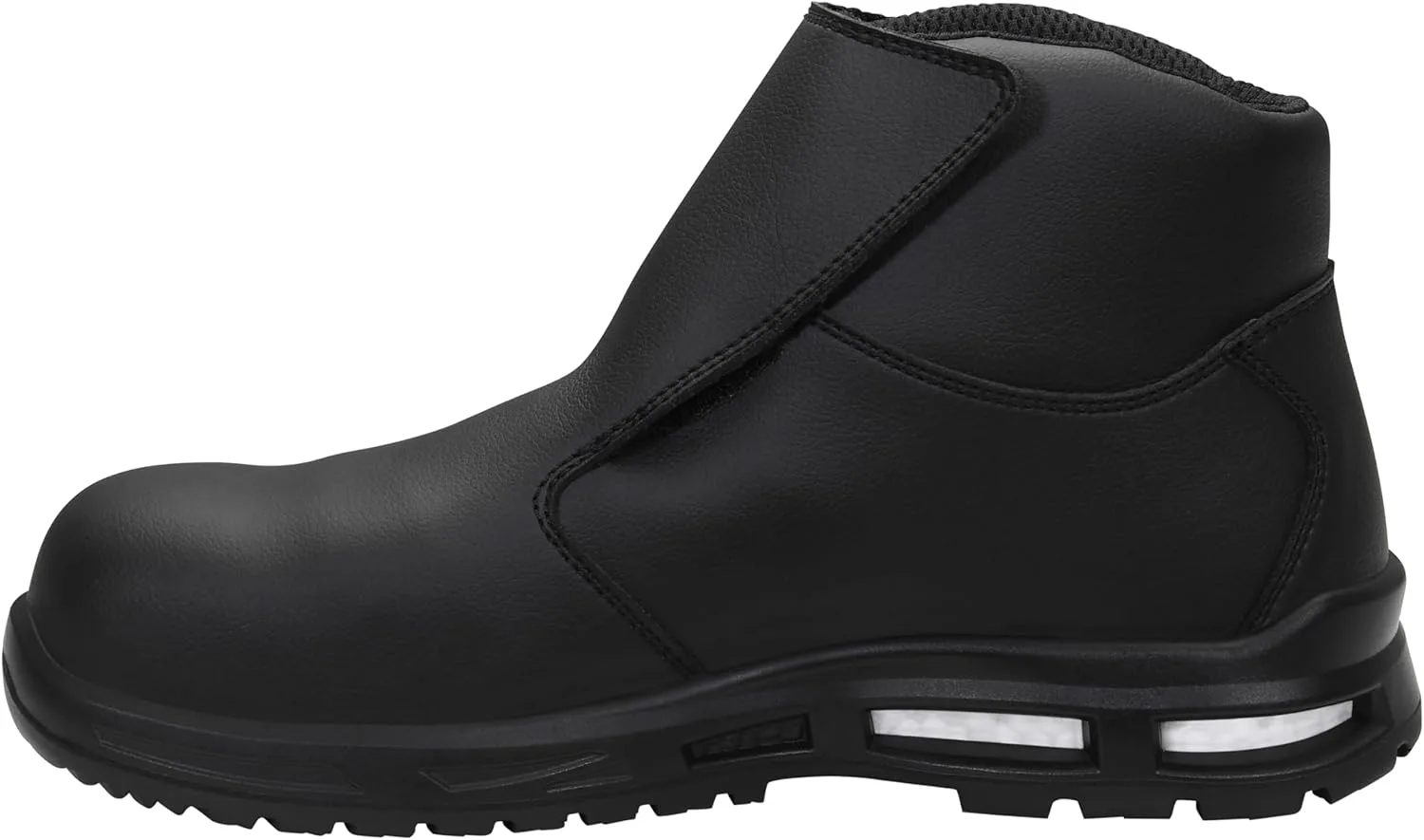 Защитные ботинки ELTEN Brice XXTM Black Mid ESD S3S, женские и мужские, текстильные, с композитным защитным носком (легче стального), легкие, классические, черный — фото 3
