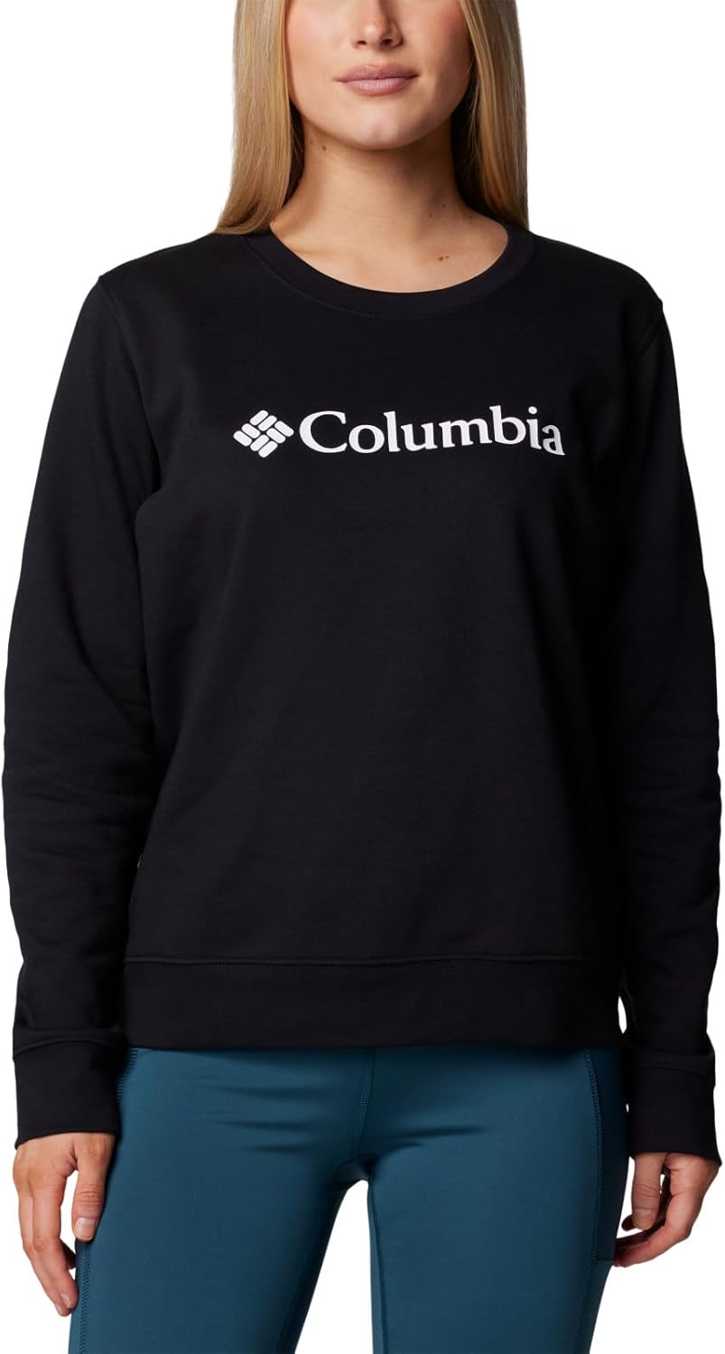 

Columbia женская толстовка Columbia Trek Graphic Crew, Black/Gem Columbia