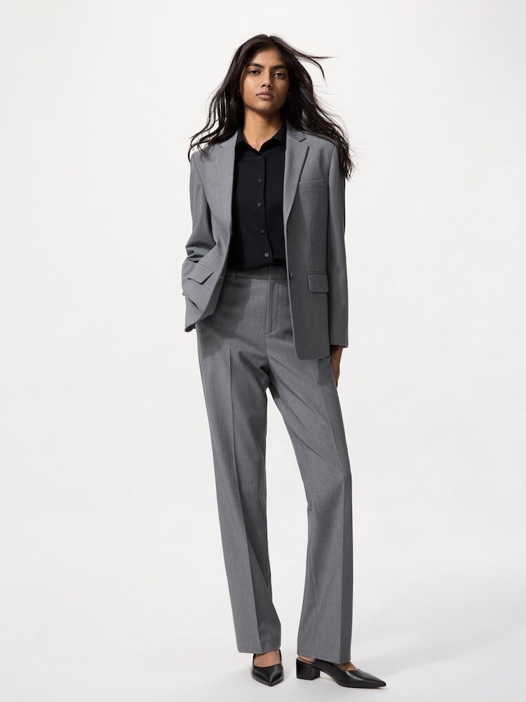 

Эластичные брюки Uniqlo, серый