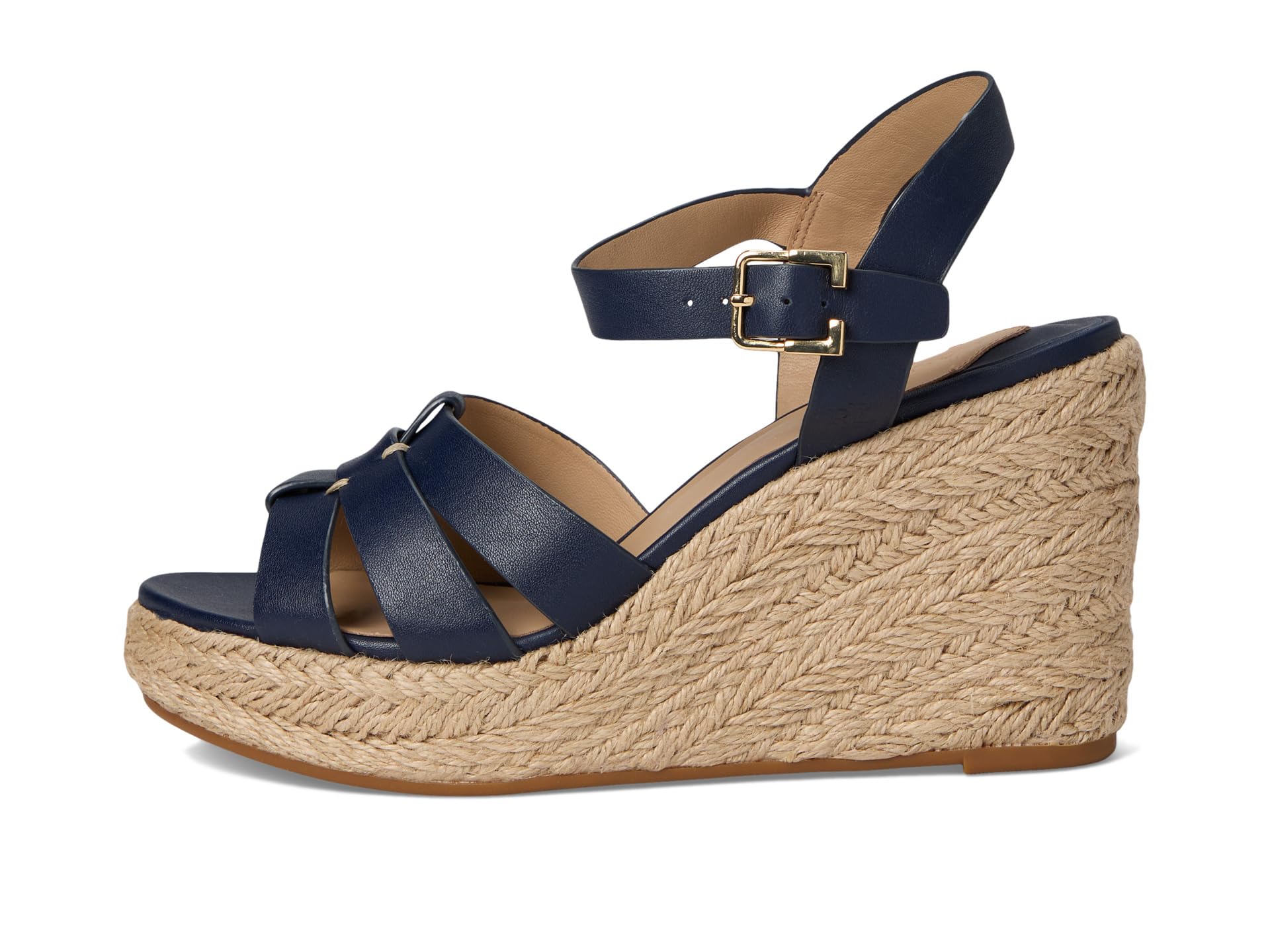 Сандалии Lauren Ralph Lauren Soffia Espadrille Wedges, цвет Refined Navy — фото 4