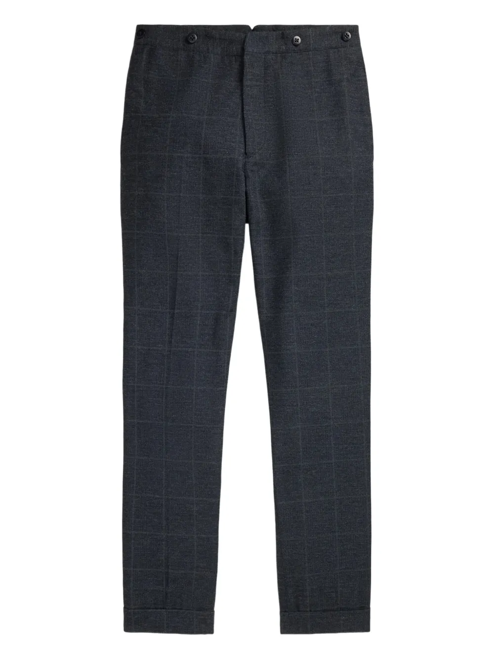 

Клетчатые брюки на пуговицах Ralph Lauren RRL, серый