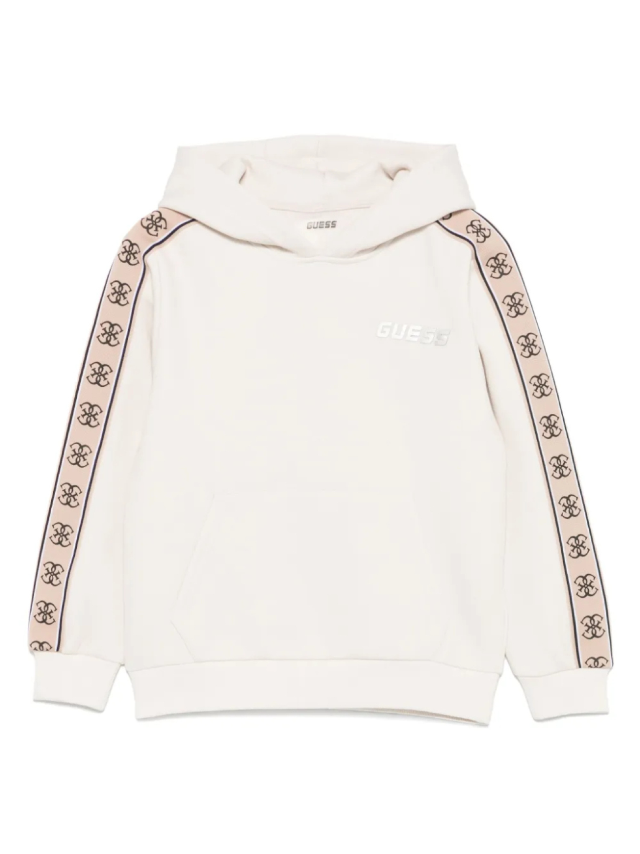 

Толстовка с капюшоном и рельефным логотипом guess kids, нейтральный
