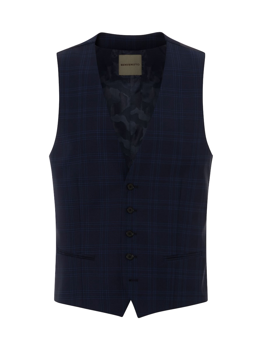

Костюмный жилет BENVENUTO Umberto, темно-синий/темно-синий