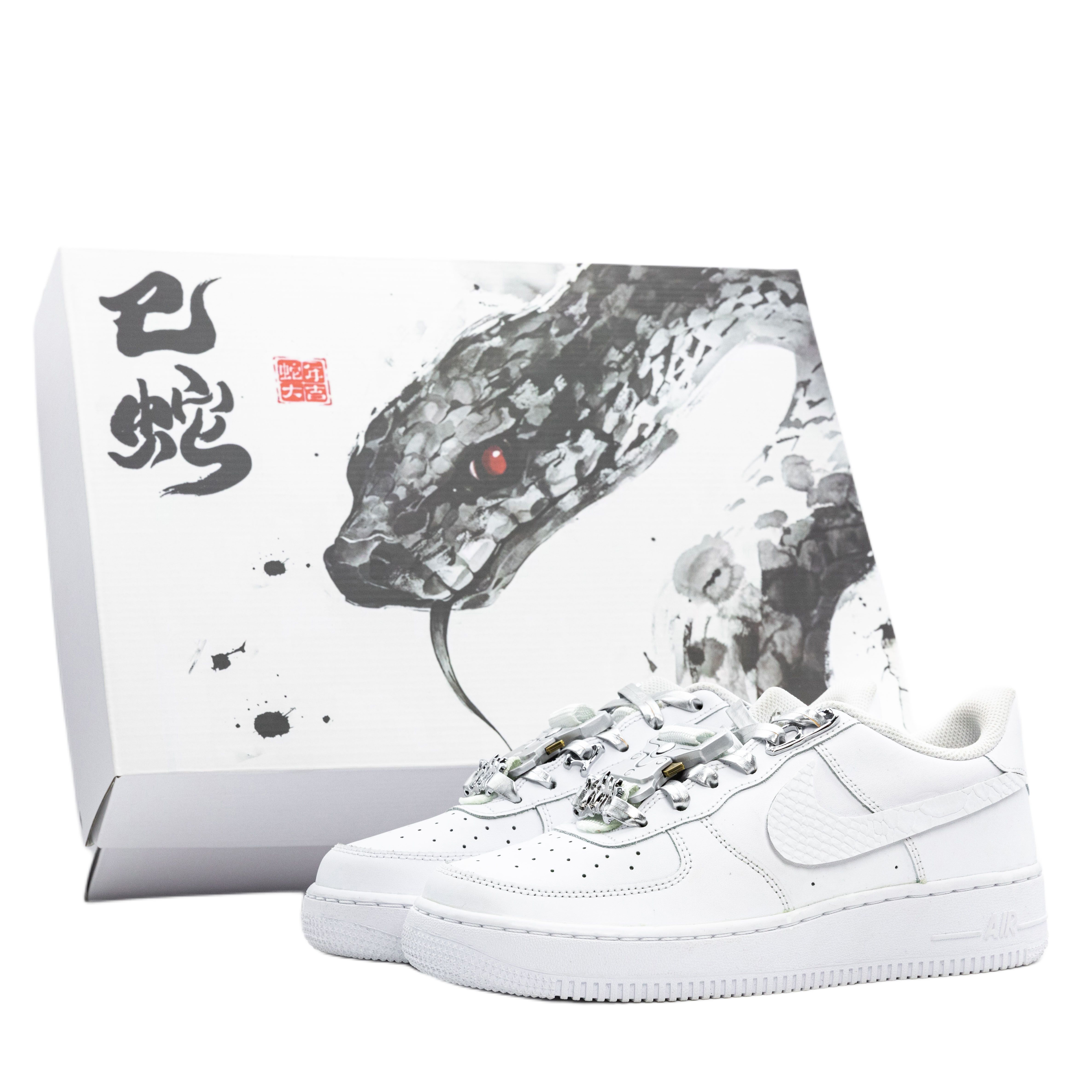 

Nike Кроссовки Air Force 1 с низким верхом, противоскользящие, износостойкие, для скейтбординга, мужские, белые
