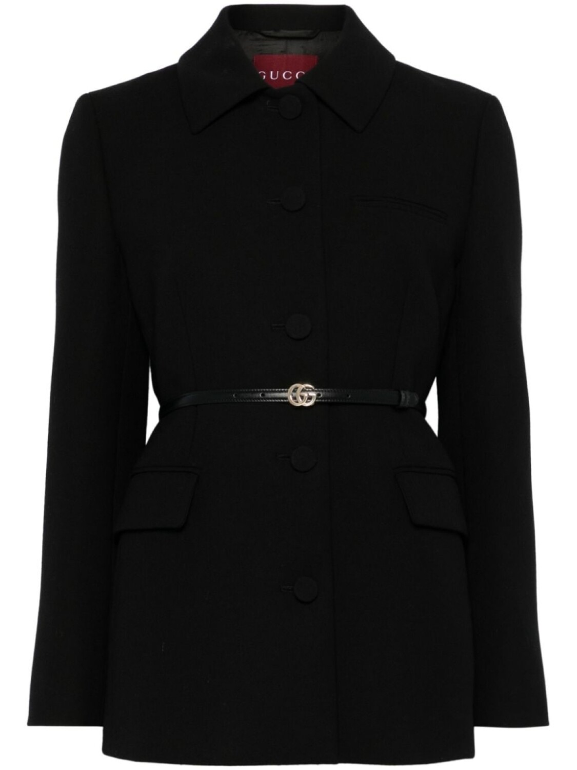 

Gucci шерстяная куртка, черный