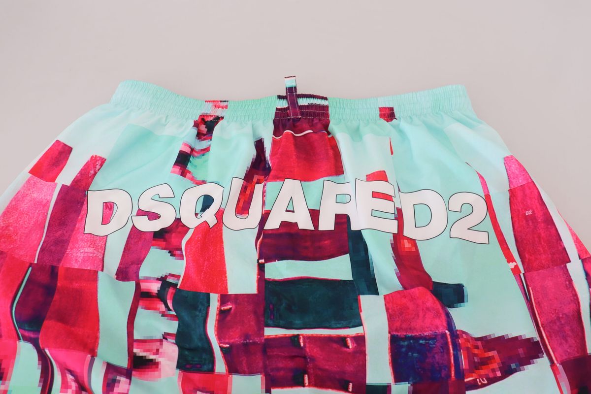 

Dsqua² Пляжная одежда с принтом Шорты Мужские купальники DSquared, мультиколор