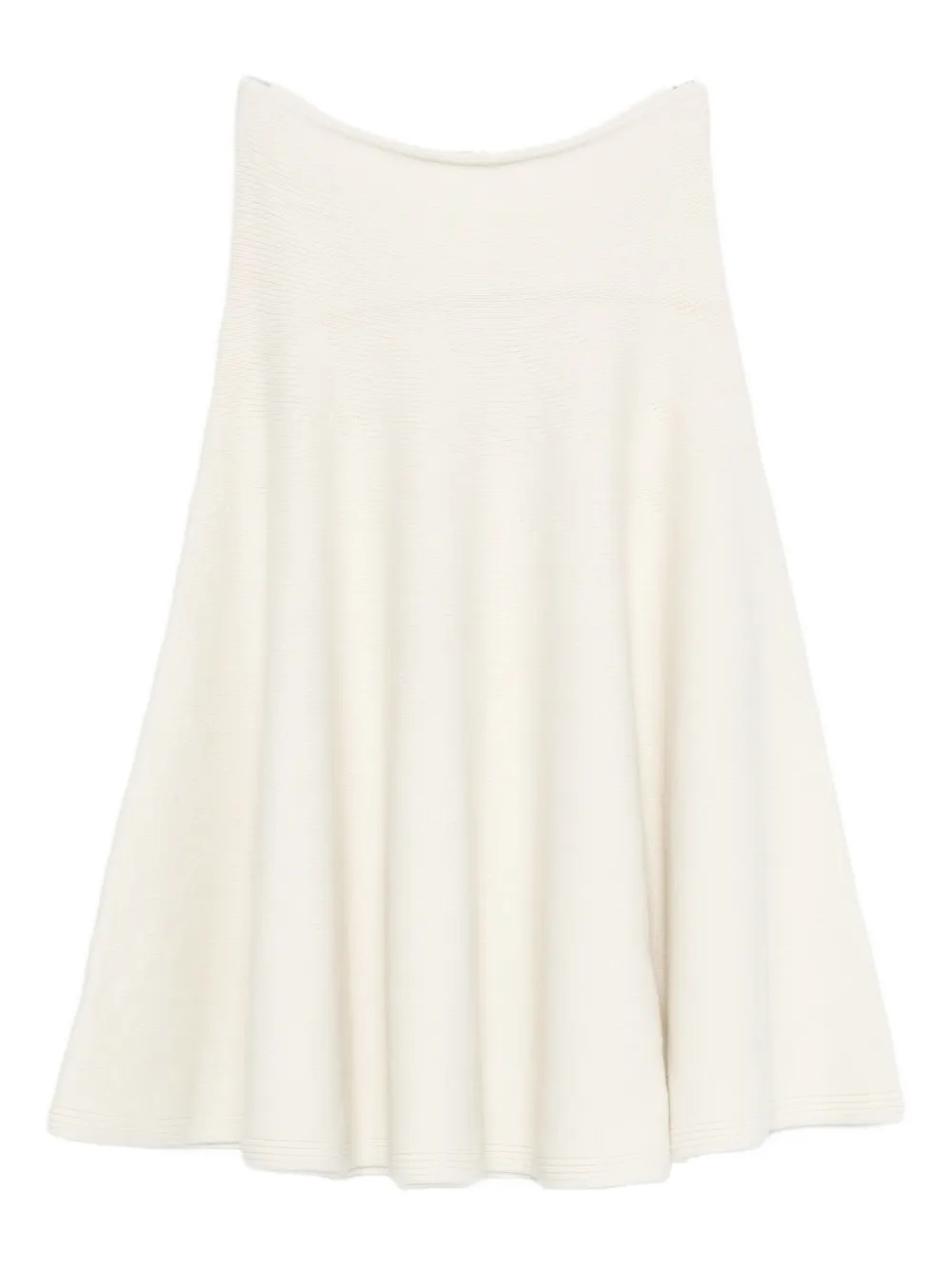

Юбка миди тонкой вязки Alaïa, белый
