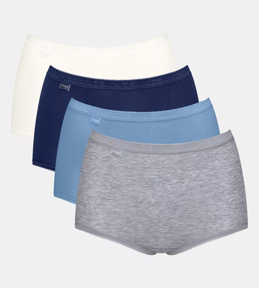 

Трусы SLOGGI Boyshorts, цвет night blue/light blue/mottled grey/white