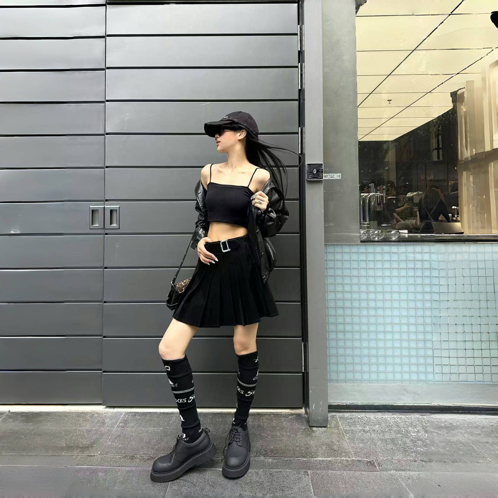 Beau Today Боотуп мужские повседневные туфли сплав черный, цвет Alloy Black — фото 4