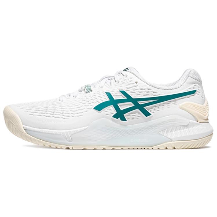 

Кроссовки Asics Gel-Resolution 9 Tennis Shoes Men Low-top White/green, зеленый