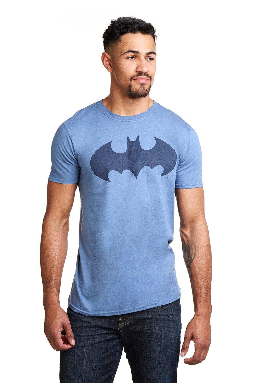 

Хлопковая футболка Mono Batman DC Comics, синий
