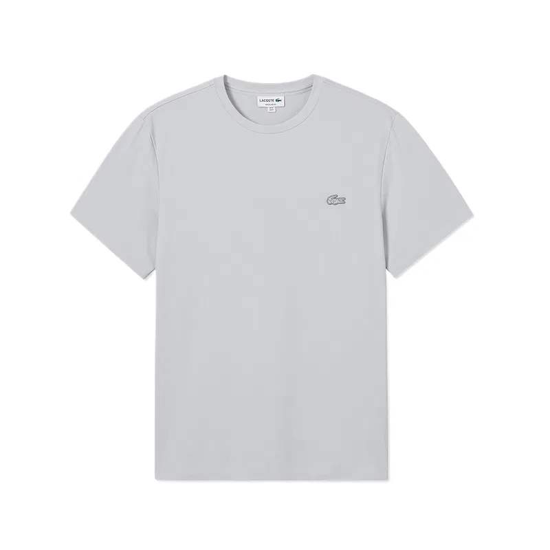 Футболка мужская Lacoste Moderate, с круглым вырезом, Haze серый