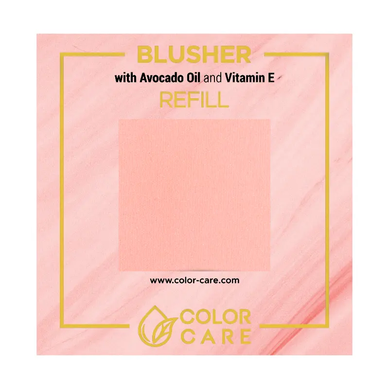 

Матовые веганские румяна - рефил - Color Care Coral, 8 гр