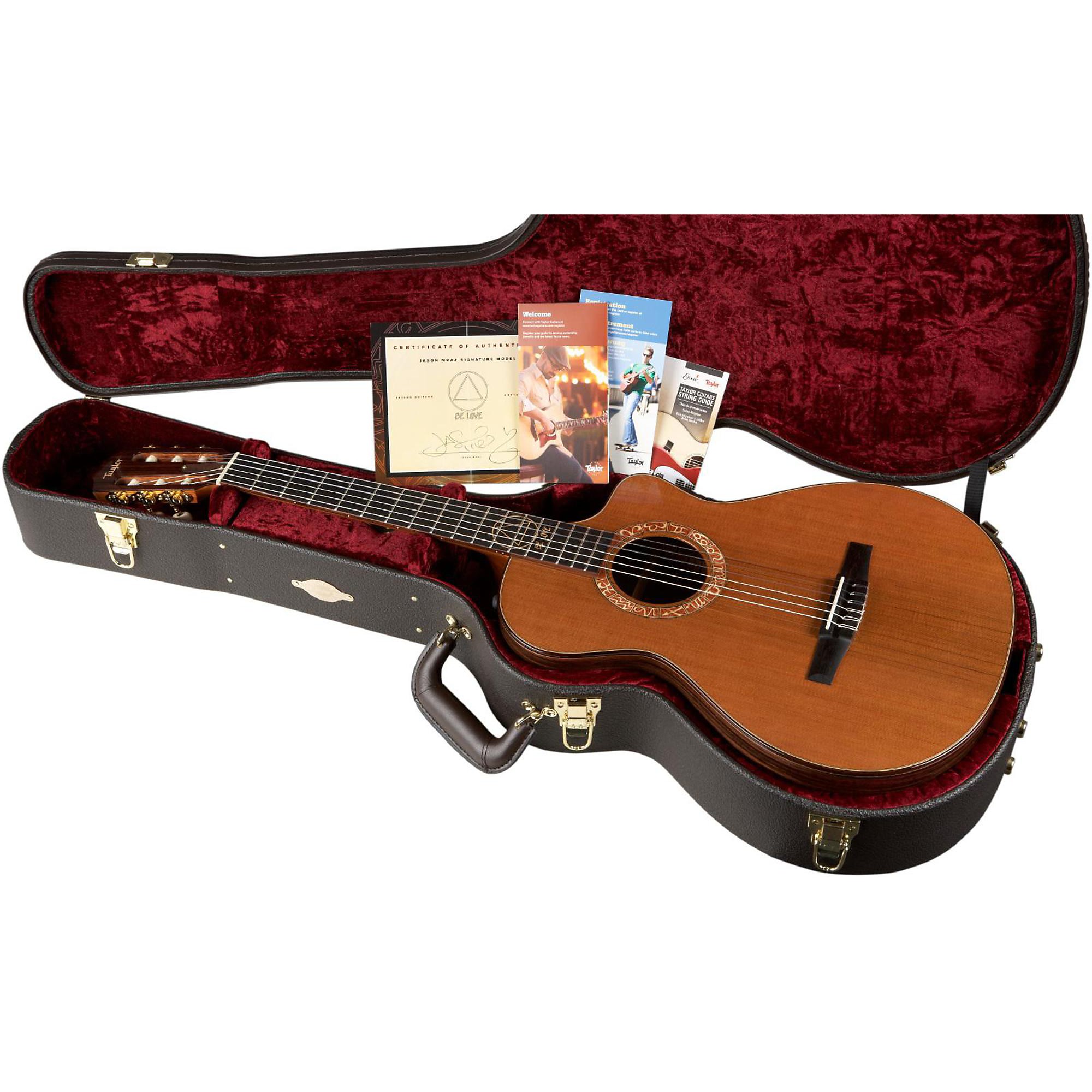 

Taylor JMSM Jason Mraz Signature Model Grand Concert Акустически-электрическая гитара Natural