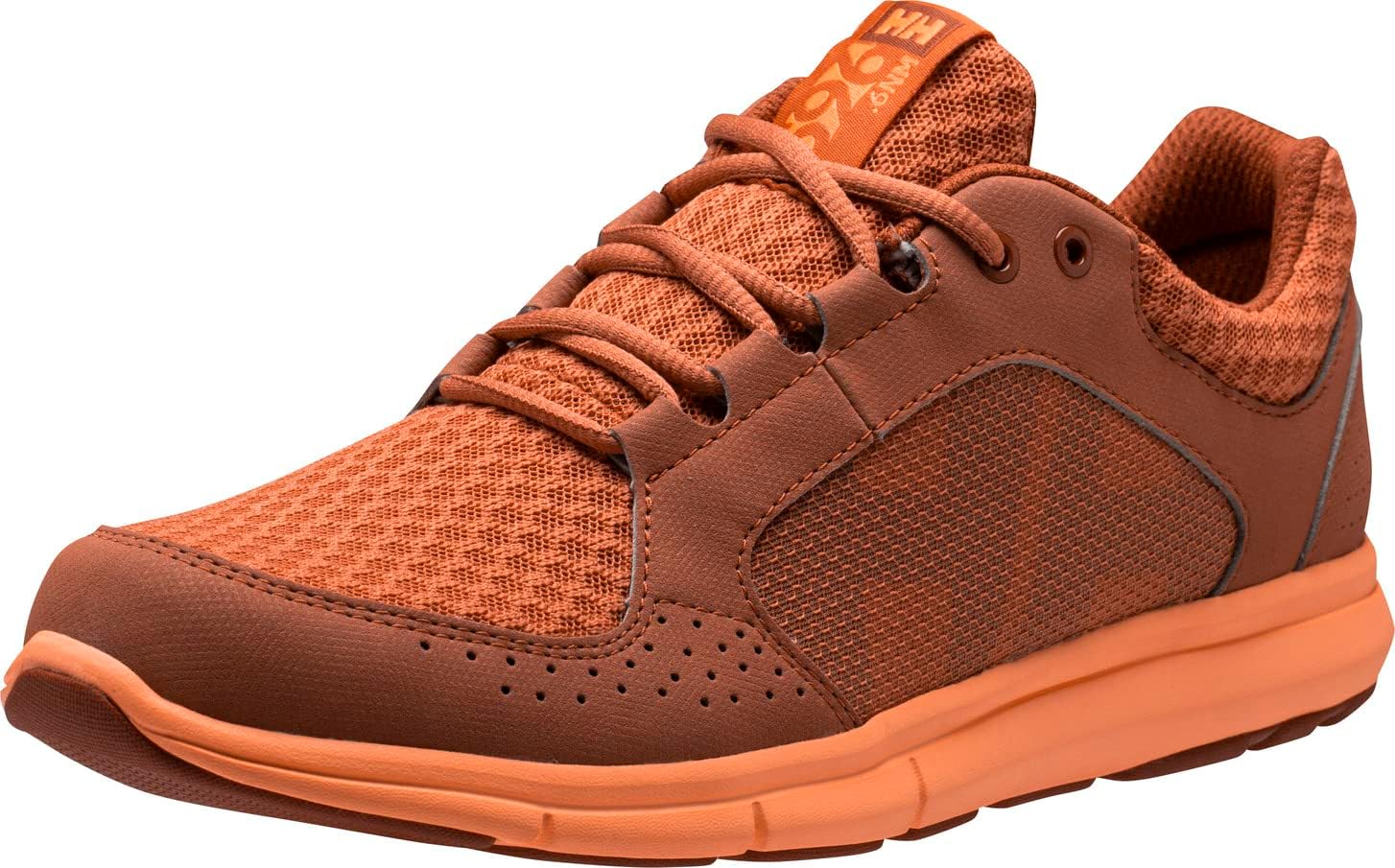 Женские кроссовки Helly-Hansen Ahiga V4 для парусного спорта с быстросохнущей конструкцией, стелькой Eva и резиновой подошвой Helly Hansen, 179 Terracotta/Sea Star — фото 2