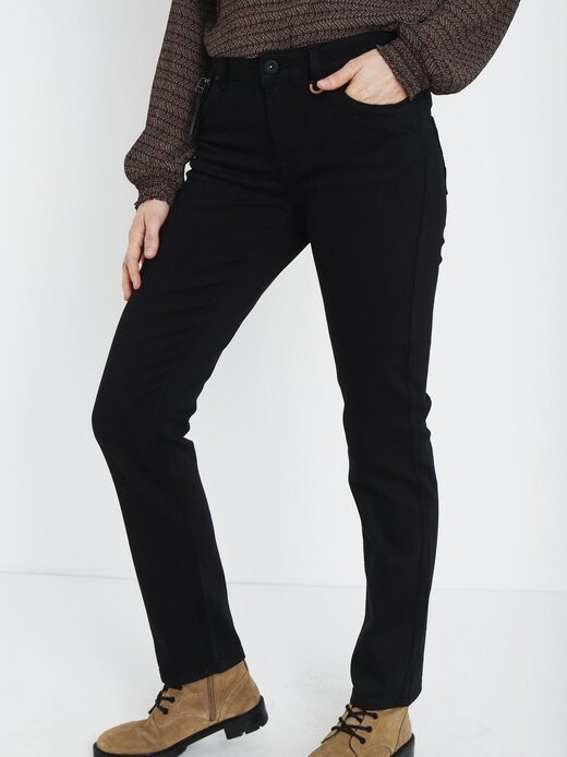 

Джинсы скинни пземма Pulz Jeans, черный