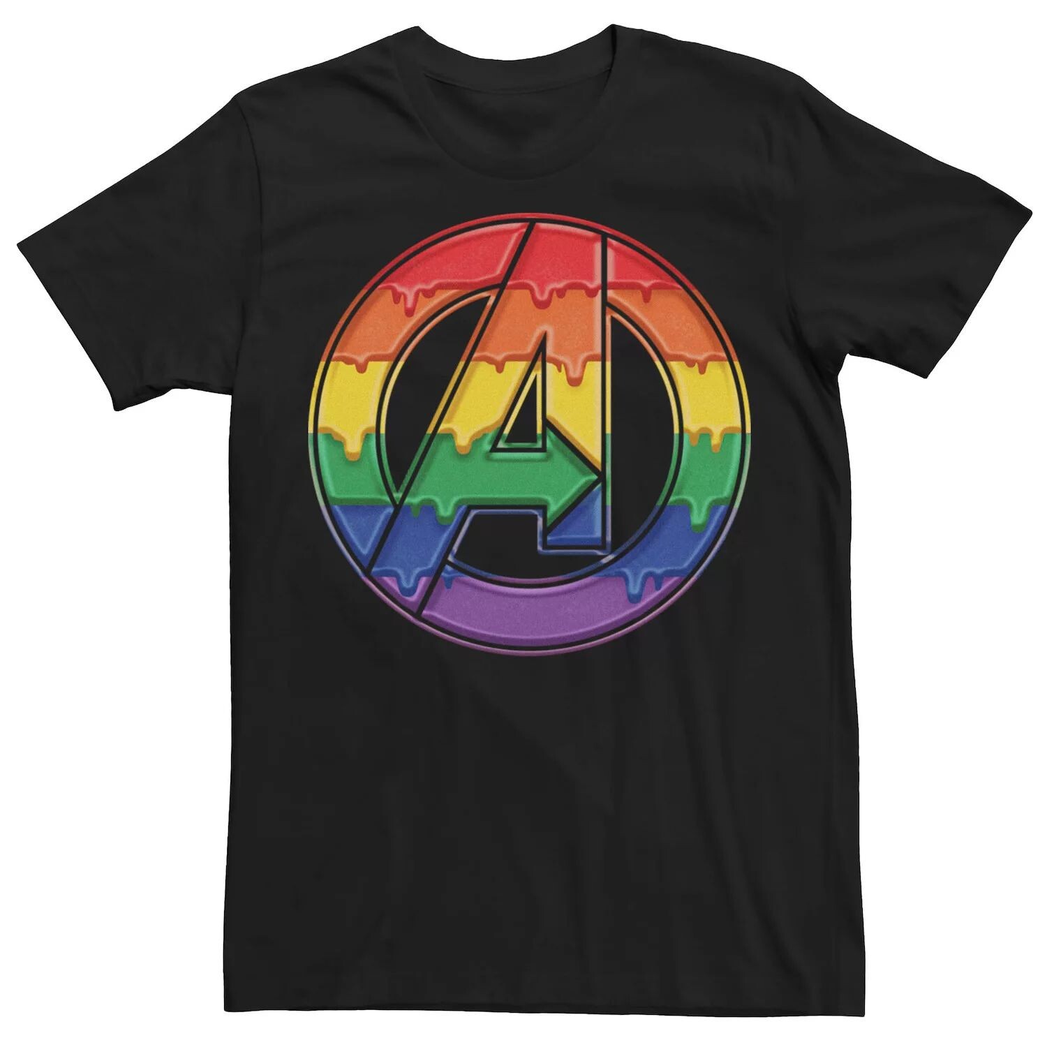 

Футболка с радужным логотипом Marvel Avengers Pride для взрослых Licensed Character