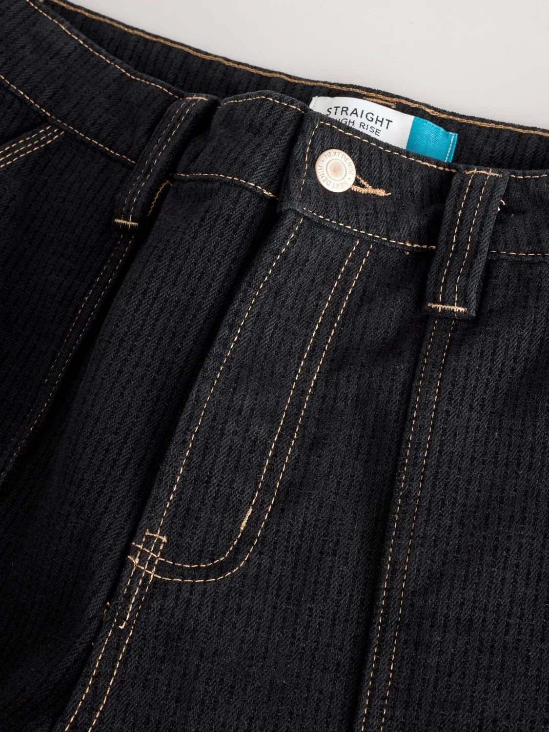 Обычные джинсы-карго Next, Black Denim — фото 2