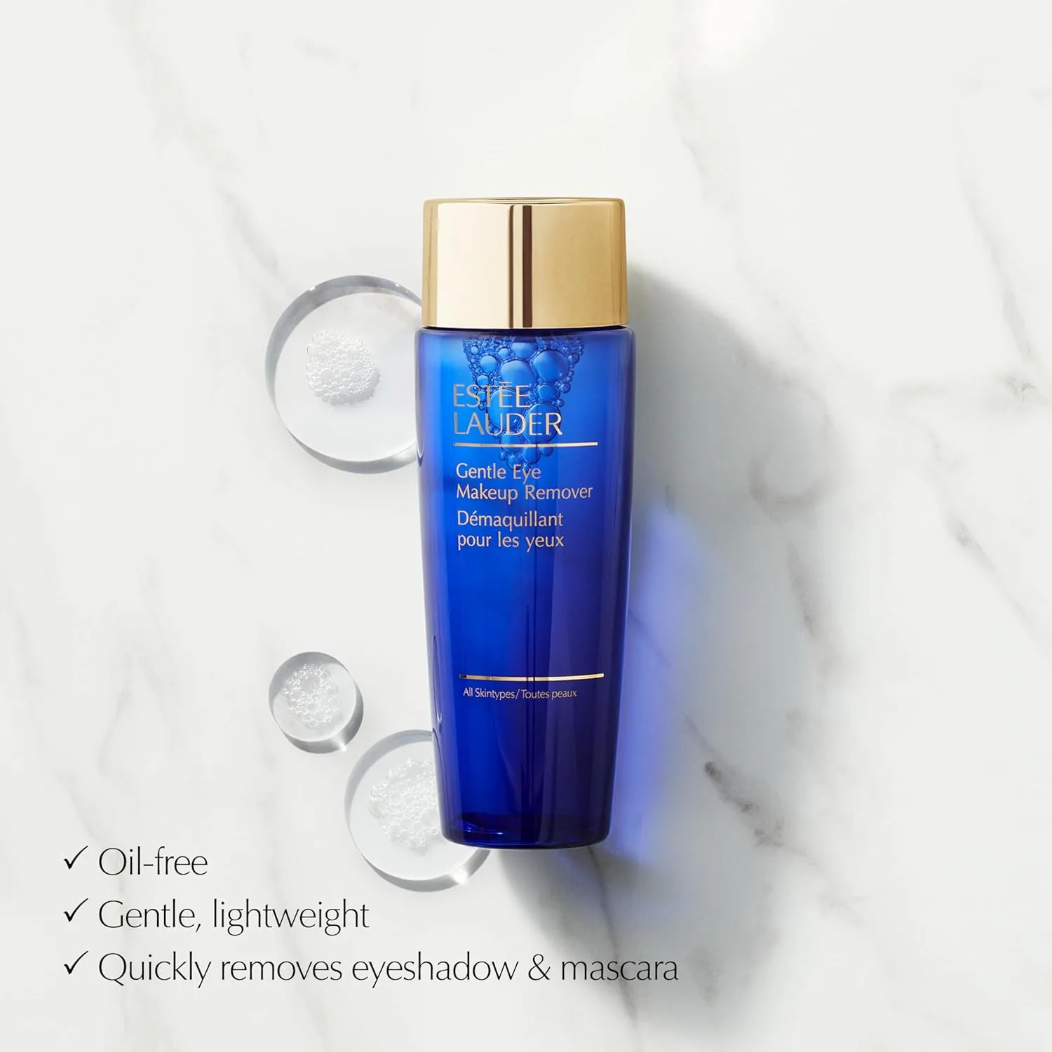 Средство для снятия макияжа Estée Lauder — Жидкое с глаз Gentle Liquid | Без масла, легкое, 95 мл — фото 3