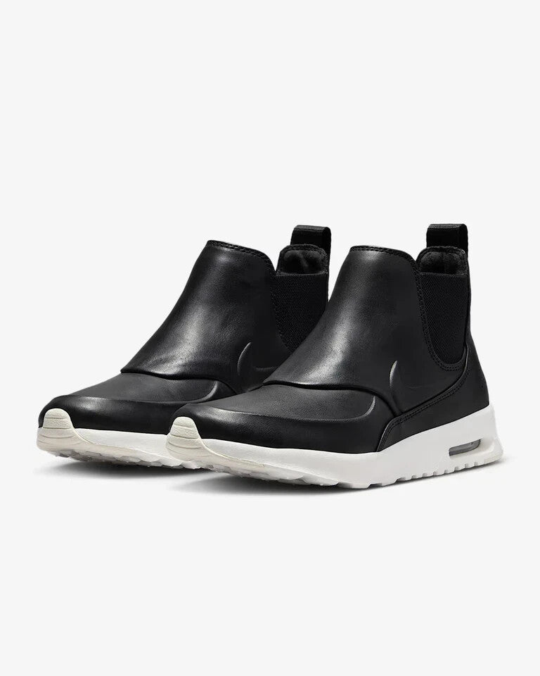 Кроссовки женские Nike Air Max Thea Mid 859550-001 из черной кожи HAM528 — фото 3