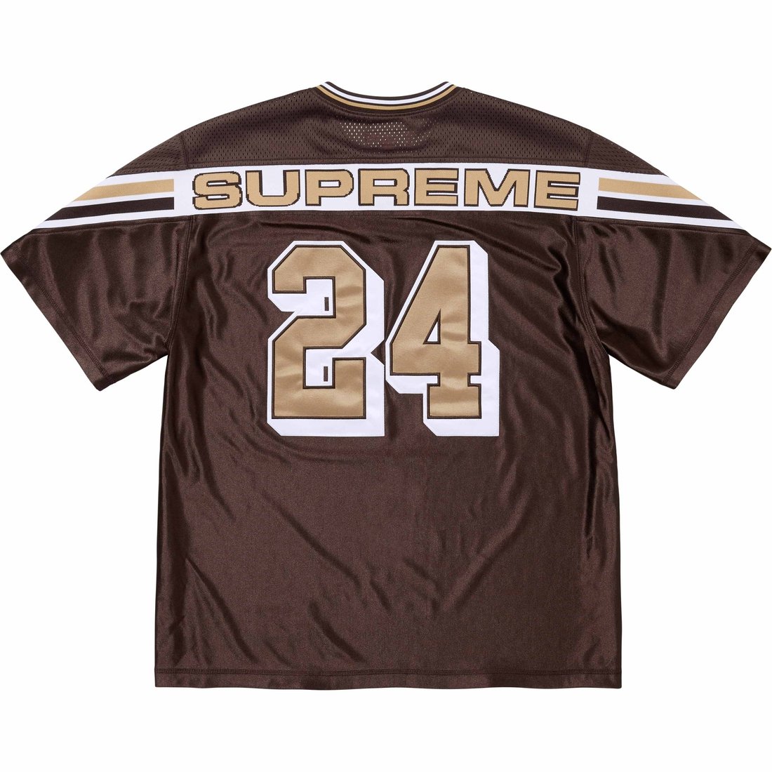 

Футболка Jacquard Rib Football Jersey Supreme, коричневый