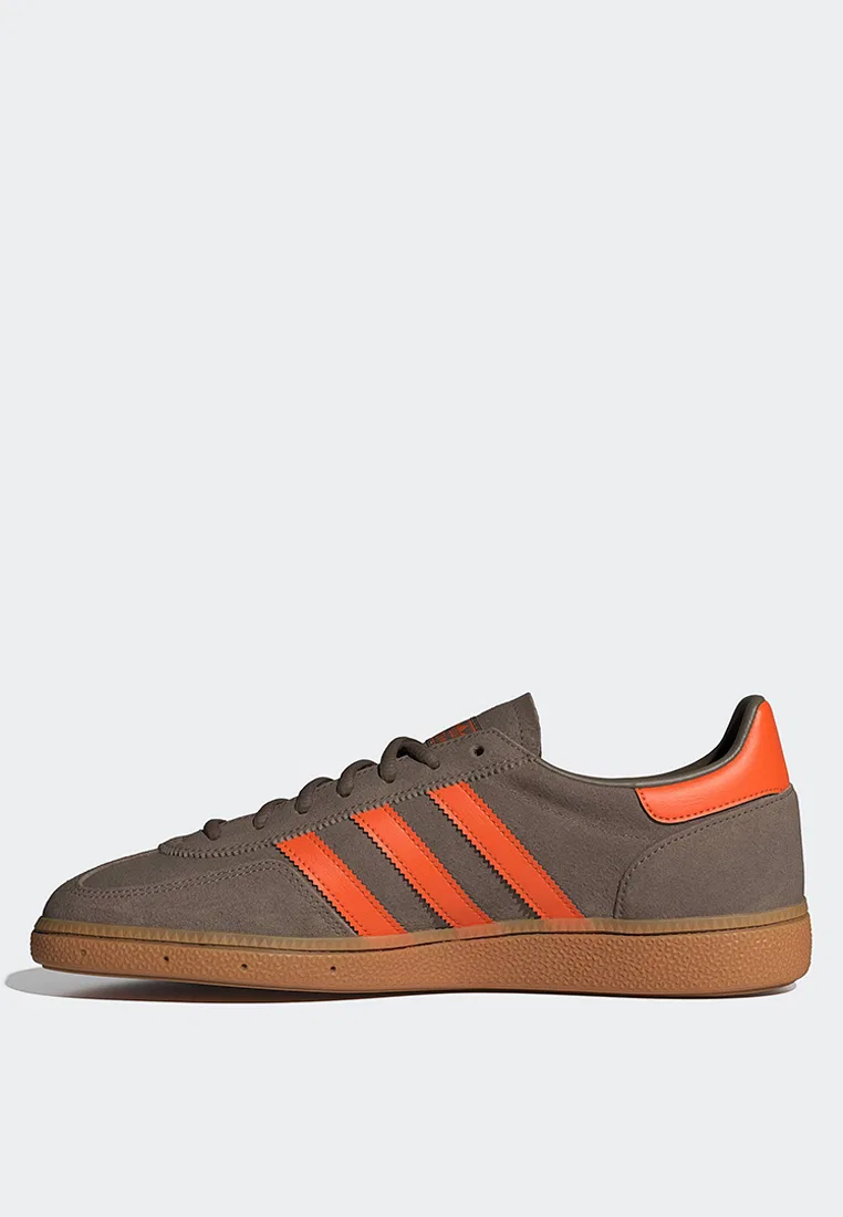 Кроссовки мужские, Handball Spezial, adidas, оранжевый/коричневый/золотой — фото 4