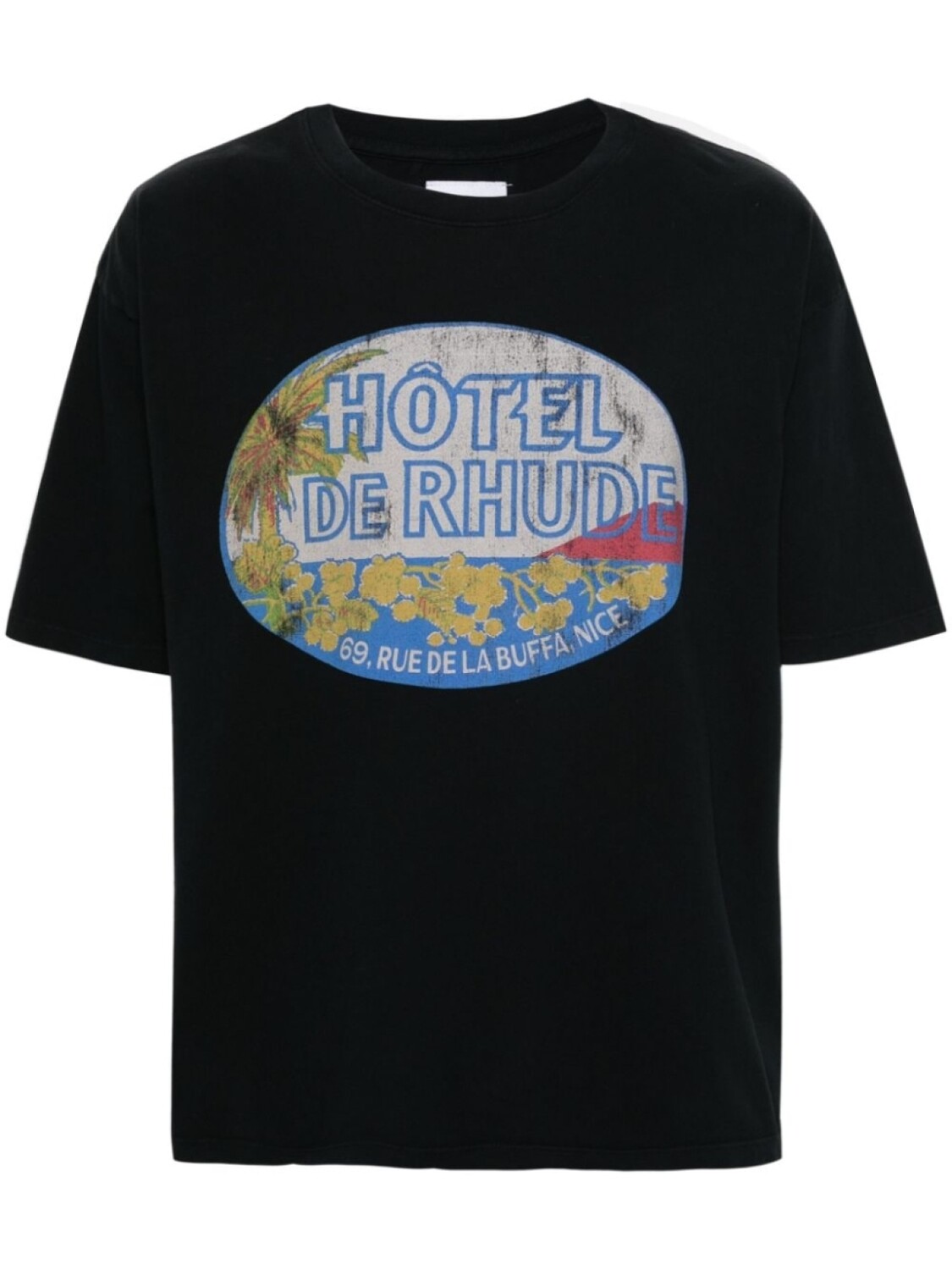 

RHUDE футболка Dimora, черный