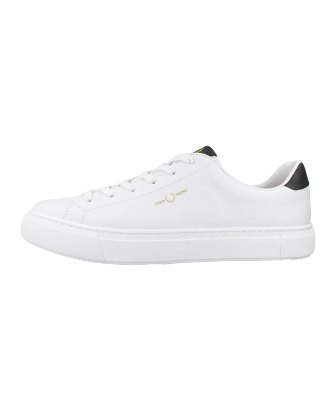 

Кроссовки из мятой кожи Fred Perry, белый