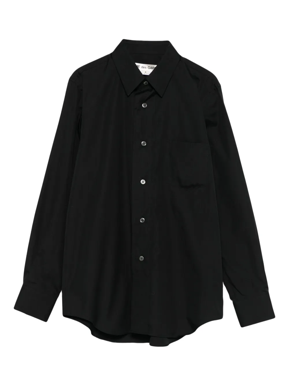

Рубашка с длинными рукавами и карманами COMME DES GARCONS, черный