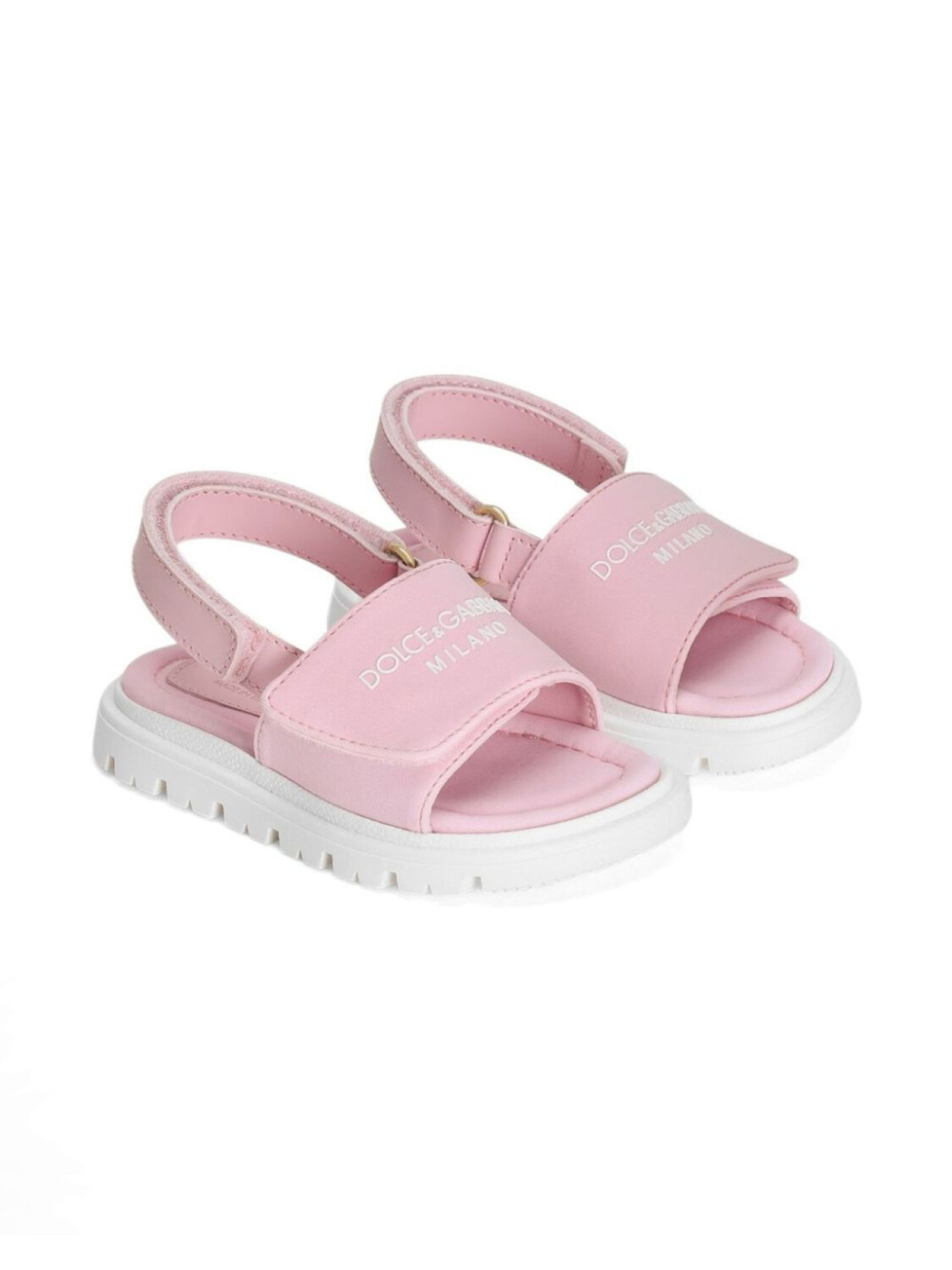 

Dolce & Gabbana Kids сандалии с логотипом, розовый