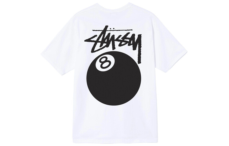 

Футболка серии 8-ball унисекс Stussy, оранжевый