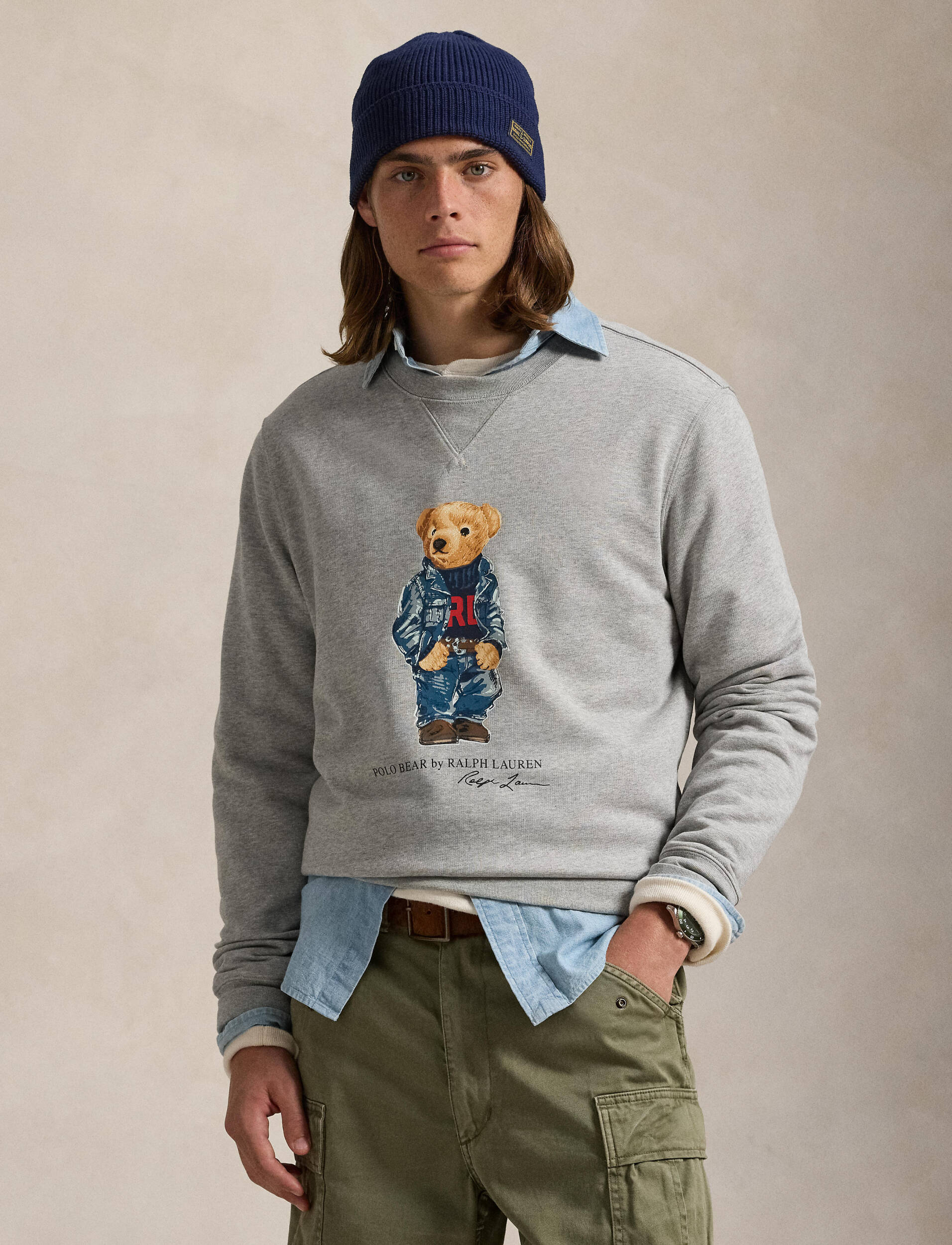 

Толстовка POLO RALPH LAUREN Regular Fit, серый