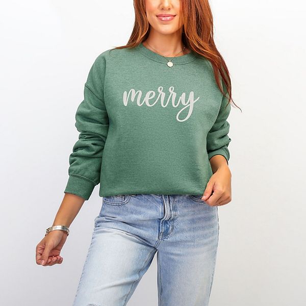 

Графический свитшот женский с вышивкой белой нитью Simply Sage Market, Heather Green, Зеленый, Графический свитшот женский с вышивкой белой нитью Simply Sage Market, Heather Green